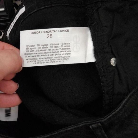 William Rast High Rise Waist Ankle Stretchy Jeans Side Piping Junior Size 28 - Picture 12 of 14